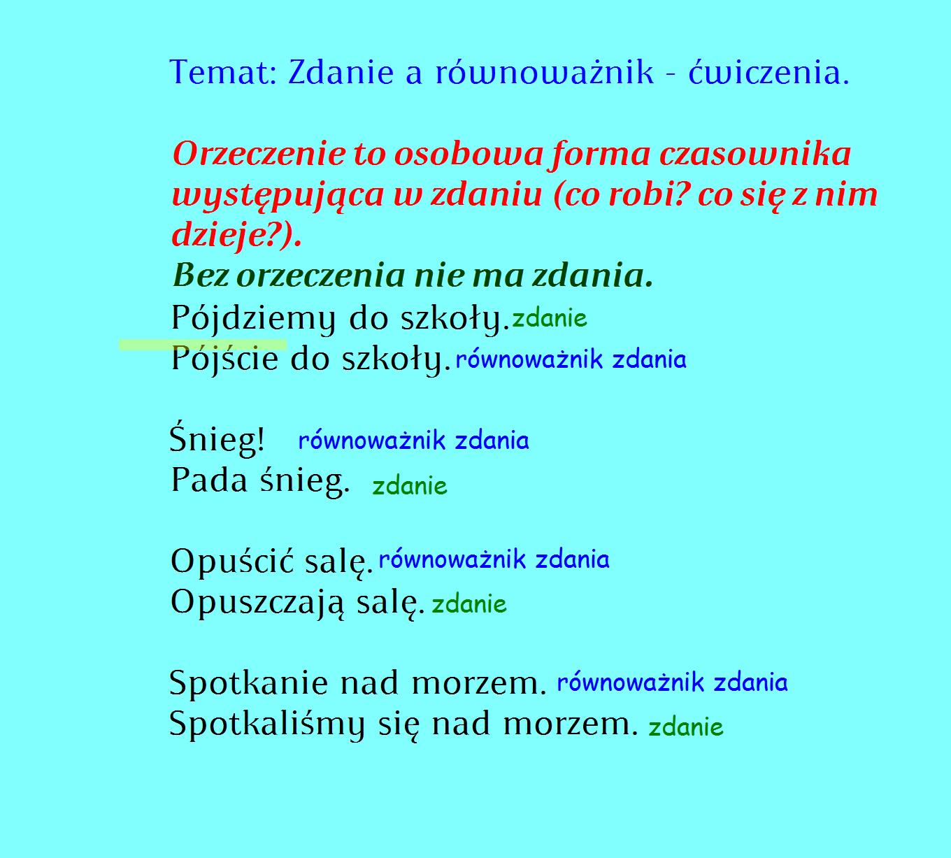Równoważnik zdania